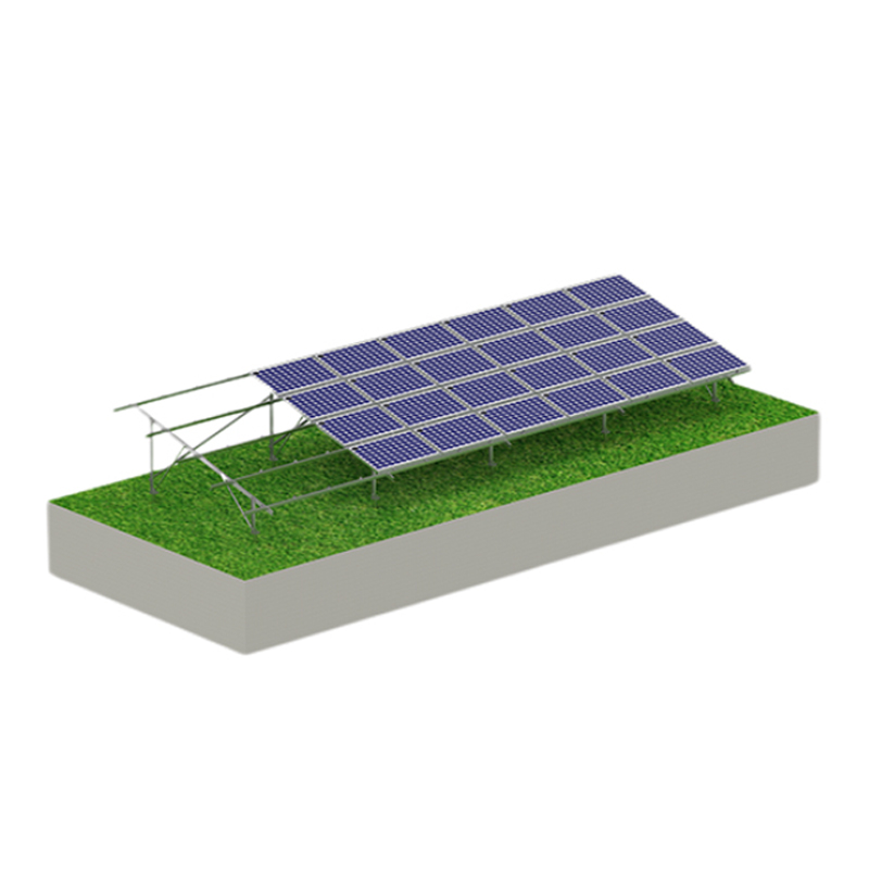 Système de montage solaire sur pieux vissés au sol