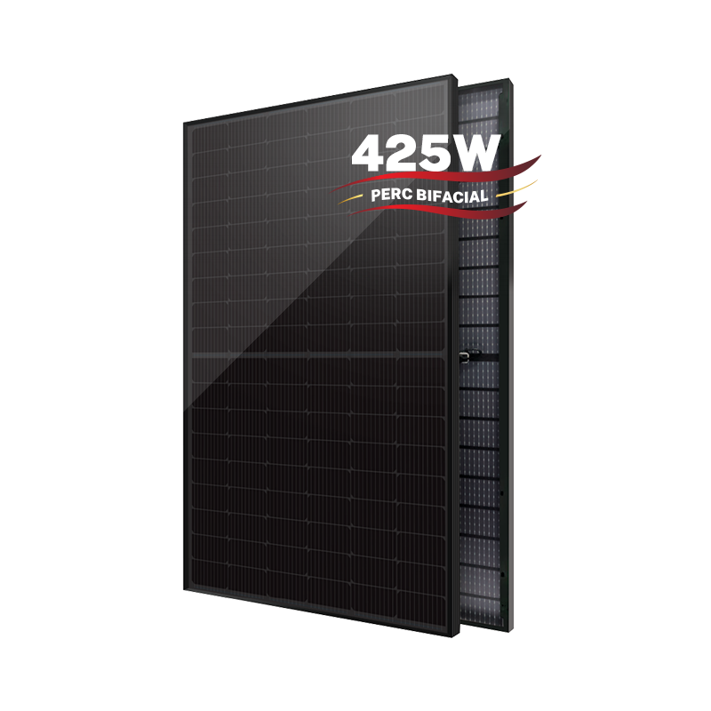 Higon Nouveau panneau solaire bifacial noir de type N 420W 425W