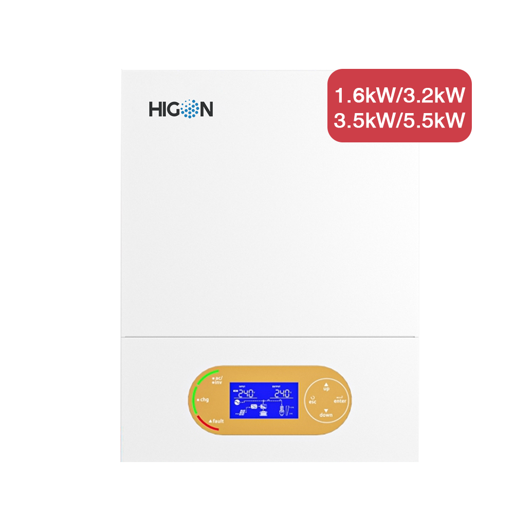 Monophasé 1,6 kW 3,2 kW 3,5 kW 5,5 kW hors réseau onduleur solaire 12 V 24 V 48 V