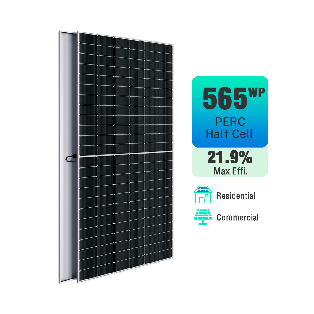 Panneau solaire PERC à demi-cellule Higon 550W 560W pour le commerce