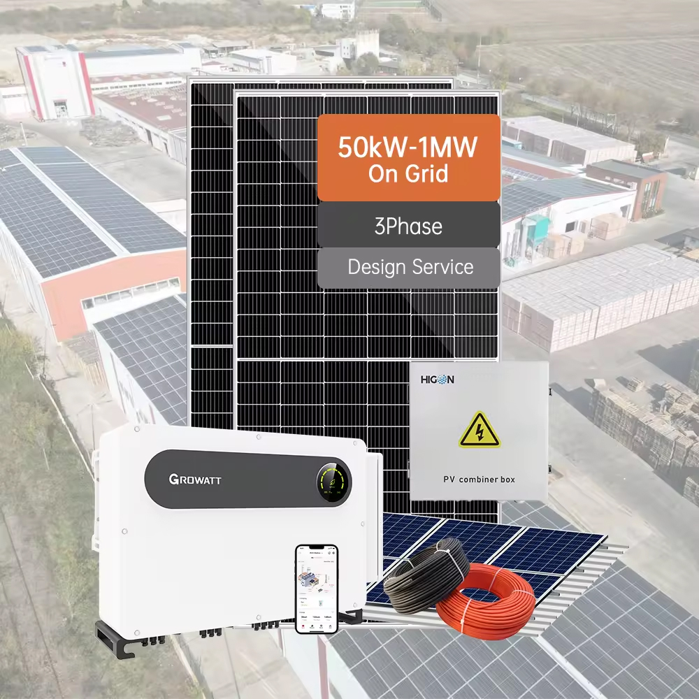 Higon 1MW 2MW 3MW Grid Tie Utility PV Solution Solar Farm