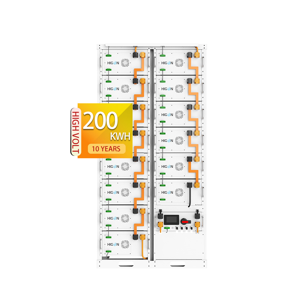 Système de stockage d'énergie commercial haute tension Rack Pro BESS 130 kWh-200 kWh par cluster