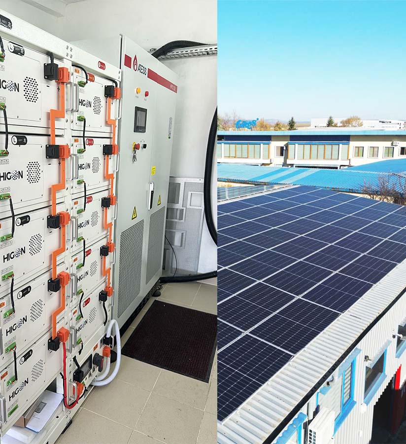 120kW+286kWH Lithium Battery Storage System In Ukraine